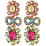 Dyrberg Kern Lillian Gold Earrings - Pastel