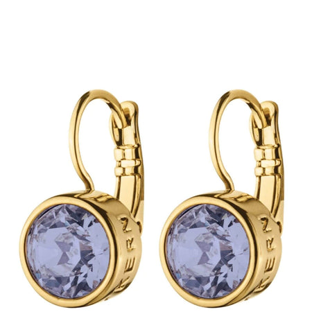 Dyrberg Kern Louise Gold Earrings - Lavender