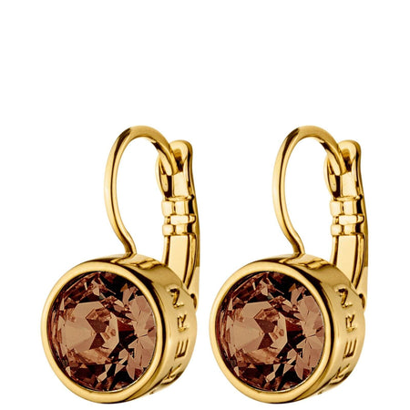 Dyrberg Kern Louise Gold Earrings - Brown