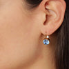 Dyrberg Kern Louise Gold Earrings - Light Sapphire