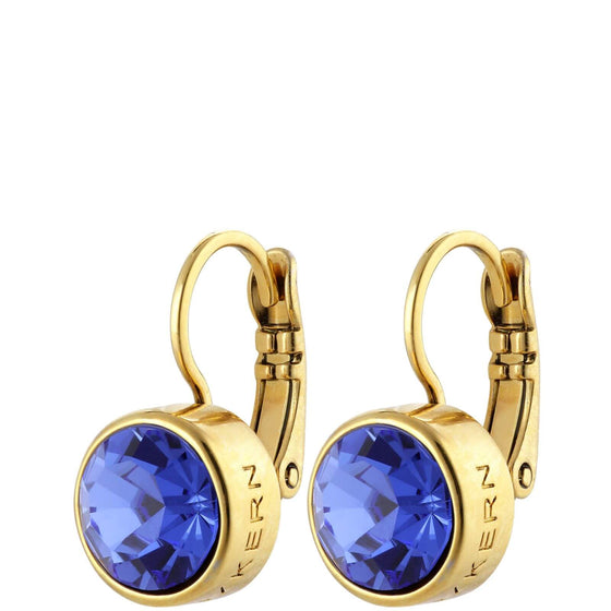 Dyrberg Kern Louise Gold Earrings - Sapphire