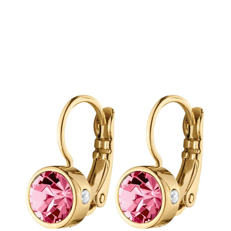 Dyrberg Kern Madu Drop Earrings - Rose Pink