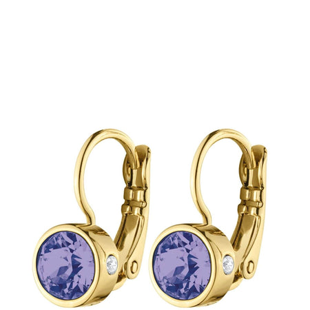 Dyrberg Kern Madu Drop Earrings - Violet