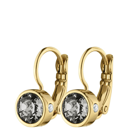 Dyrberg Kern Madu Gold Earrings - Grey