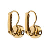 Dyrberg Kern Madu Gold Earrings - Sapphire