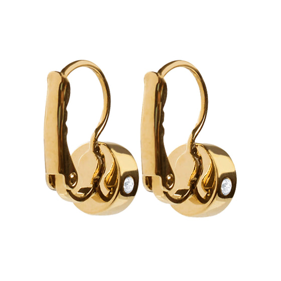 Dyrberg Kern Madu Gold Earrings - Sapphire