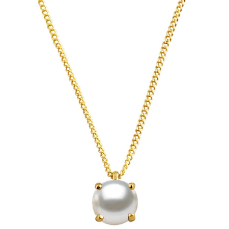 Dyrberg Kern Manny Gold Necklace - Pearl