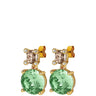 Dyrberg Kern Nicola Gold Earrings - Light Green/Golden