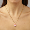 dyrberg-kern-octa-gold-necklace-light-rose