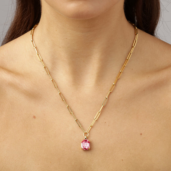 dyrberg-kern-octa-gold-necklace-light-rose