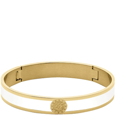 Dyrberg Kern Pennika Gold Bangle - White