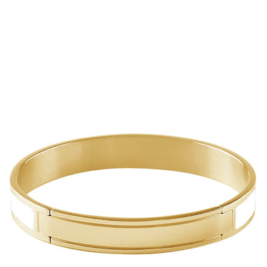 Dyrberg Kern Pennika Gold Bangle - White