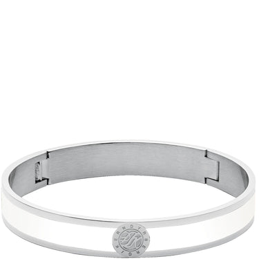 Dyrberg Kern Pennika Silver Bangle - White