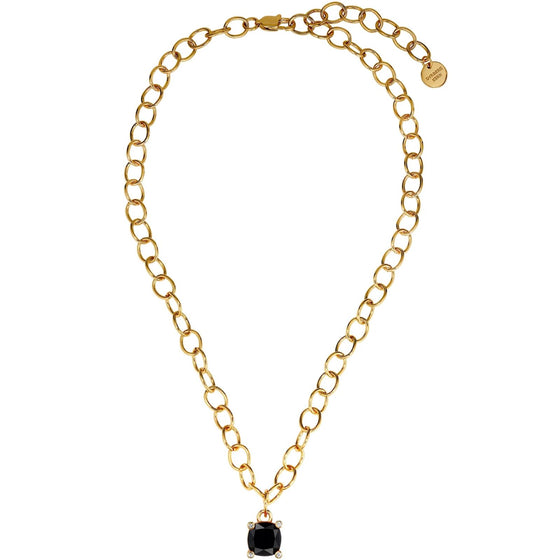 dyrberg-kern-ramina-gold-necklace-black