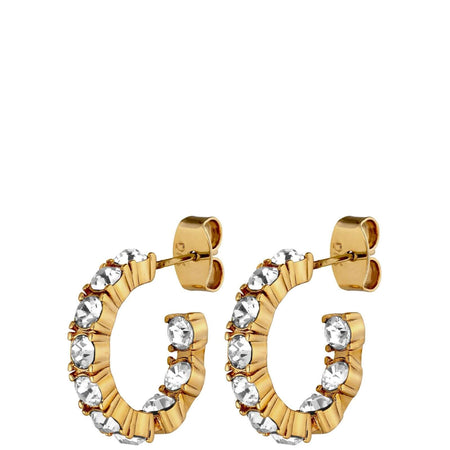 Dyrberg Kern Raquel Gold Hoop Earrings