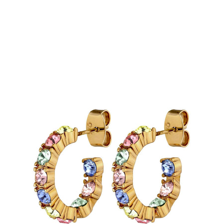 Dyrberg Kern Raquel Hoop Earrings - Pastel