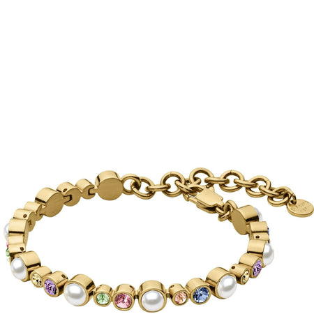 Dyrberg Kern Sacha Gold Bracelet - Multi/Pearl