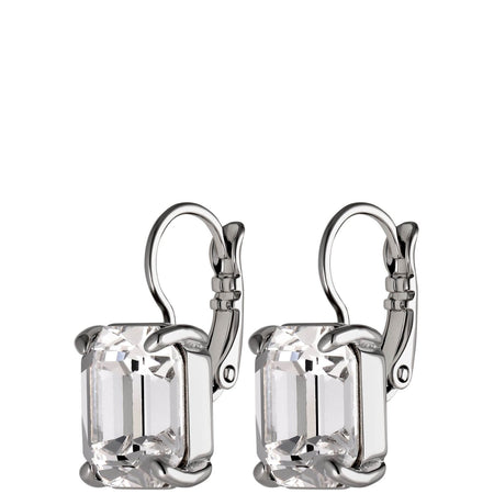 Dyrberg Kern Segin French Hook Silver Drop Earrings