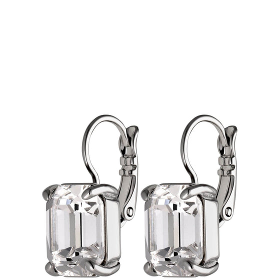 Dyrberg Kern Segin French Hook Silver Drop Earrings