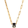 dyrberg-kern-serafine-gold-oval-link-necklace-black-grey