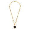 Dyrberg Kern Simona Gold Necklace - Black/Golden