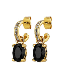 dyrberg-kern-solene-gold-earrings-black