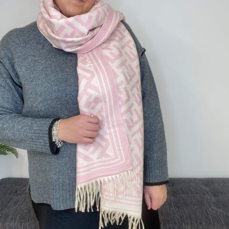 Efie Scarf - Pink Cream