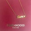 Rebecca My Name Gold Necklace - Elanor