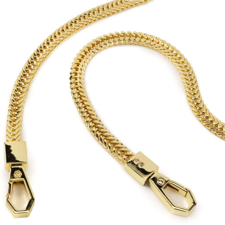 Elie Beaumont Bag Strap - Gold Snake Chain