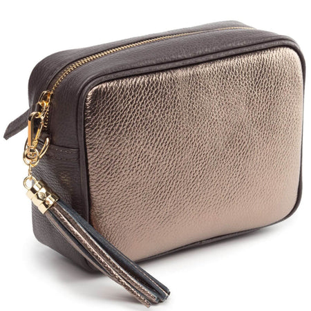 Elie Beaumont Blend Leather Bag - Metallic Bronze