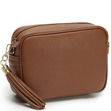 Elie Beaumont Dark Tan Leather Bag