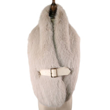 elie-beaumont-ecru-faux-fur-belted-scarf