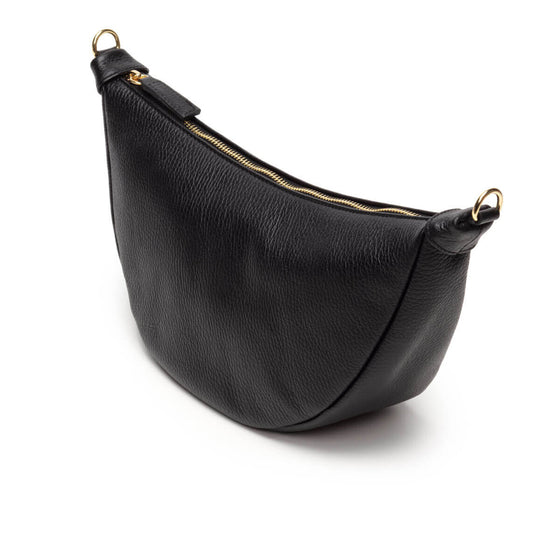 Elie Beaumont Leather Hobo Bag - Black