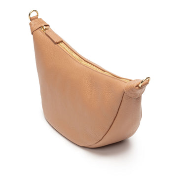 Elie Beaumont Leather Hobo Bag - Camel