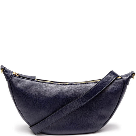 Elie Beaumont Leather Hobo Bag - Navy