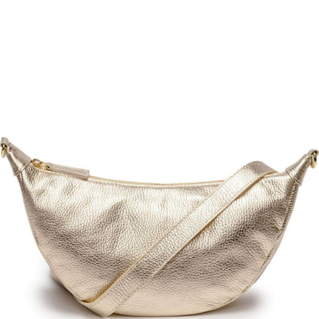 Elie Beaumont Leather Hobo Bag - Gold