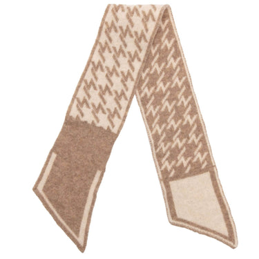 Elie Beaumont Oat Checks Pull Through Scarf