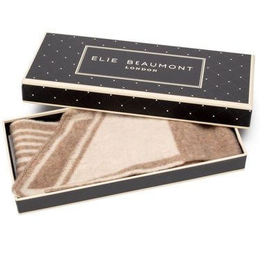 Elie Beaumont Oat Stripes Pull Through Scarf