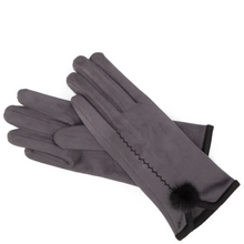 elie-beaumont-pom-pom-gloves-dark-grey