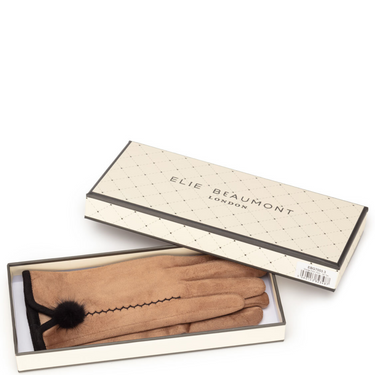 elie-beaumont-pom-pom-gloves-dark-tan
