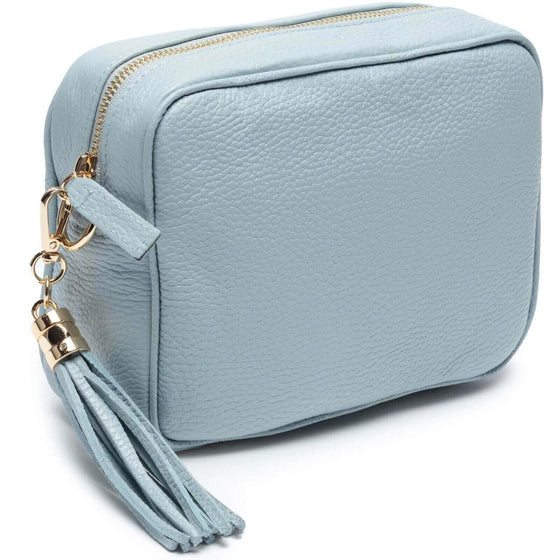 Elie Beaumont Powder Blue Leather Bag