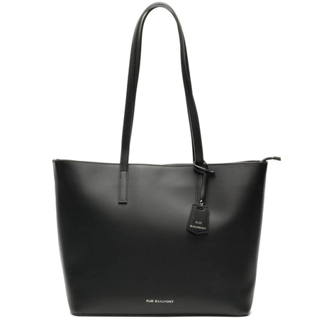 Elie Beaumont Tote Leather Bag - Black