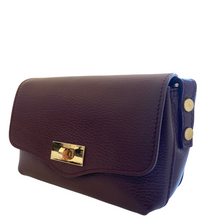 small burgundy leather bag
