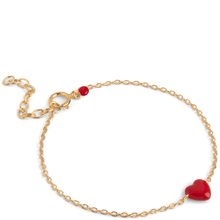 enamel-copenhagen-gold-amore-bracelet-red