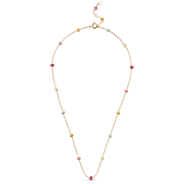 multi coloured bead necklace