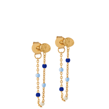 bead chain dangle earrings