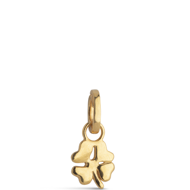 Enamel Copenhagen Gold Organic Clover Charm