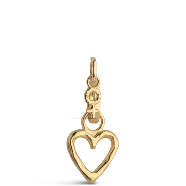 Enamel Copenhagen Gold Organic Heart Charm