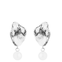 ENAMEL Copenhagen Silver Caia Pearl Drop Earrings