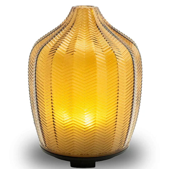 Fern Glass Aroma Diffuser - Amber